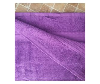 Prosop baie Rise Jacquard - 100% Bumbac, 50x90 cm, 500g/mp, mov