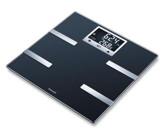 Кантар Beurer, BF 720 BT, Диагностичен, LCD дисплей, Bluetooth, До 180 кг, Черен