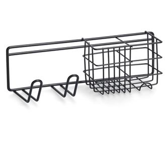 Raft baie Zeller, μέταλλο, 27x9.5x8.7, negru
