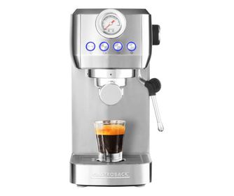 Машина за еспресо Gastroback, Piccolo Pro, идеална за всички кафе специалитети, помпа Ulka 15 бара, съвместима със смляно кафе/