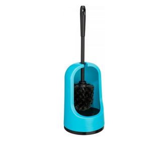 Четка за тоалетна Brosse, синя, пластмаса, 13.5x41см