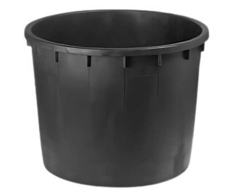 Съд Меркатон от гумирана пластмаса, за съхранение или бране на плодове и зеленчуци, 500 л, Ø 103 см, височина 80 см, черен
