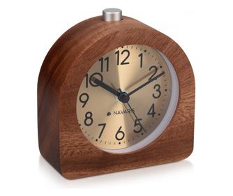 Snooze Retro analóg fa ébresztőóra, 46228.18