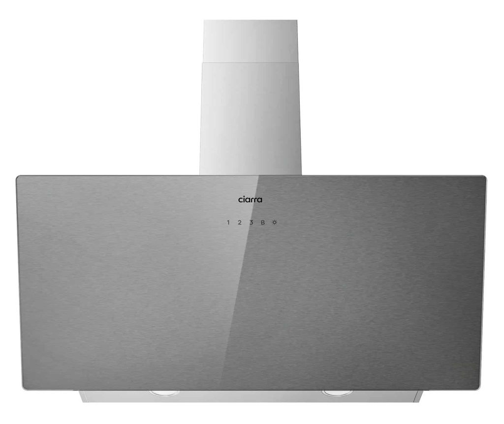 Ciarra Decorative Hood, CBCS9736H-S, 650 m³/h, 90 cm, Grey