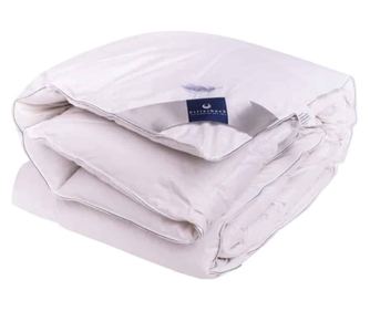 Завивка Billerbeck, Virgin Satin Casettino, 200x220 см, за зимата, състав от пера и пух от водолюбиви птици категория I, покрити
