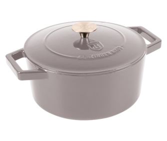 Lonac od lijevanog željeza 24 cm, taupe, Berlinger Haus BH 6525