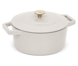 Berlinger Haus Sahara Collection BH 6528 Emajlirani Lijevano Željezo Lonac s Poklopcem, 24 cm, 4.35 L, Idealno za Pečenje ili Sp