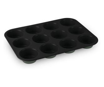 12 muffinhoz való tálca, zöld matt Berlinger Haus BH 7946