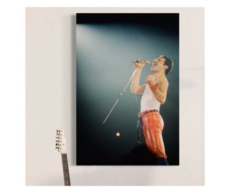 Tablou Canvas Premium LuxCanva® C1076, Freddie Mercury , Cantaret, Legenda, Freddie, Living Room, Office, Relaxare, Culori Vibra
