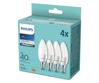 Philips 8719514313569 LED žarulja Hladno bijela 4000 K 4,9 W E14 F