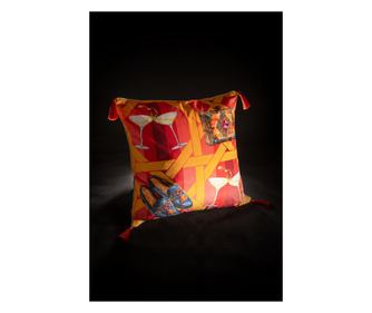 Jastuk Lucky Limited Edition - Godina zmije, MÜÜSKA, narančasta, 50x20x50cm