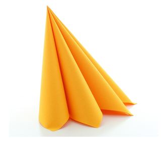 Praznični servieti Linclass - Curry (oranžni) / 40 x 40 cm / 50 kos