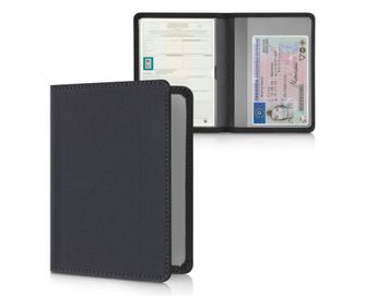 Husa pentru documente auto, Kwmobile, Negru, Neopren, 55381.01