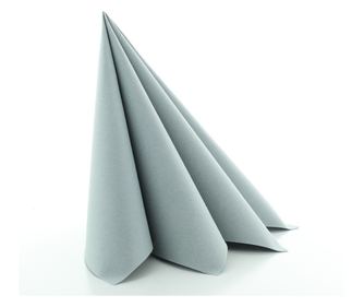 Γιορτινές χαρτοπετσέτες Linclass γκρι / 40 x 40 cm / 50 τμχ