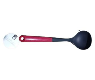 Koopman International merőkanál, műanyag, 31 cm, piros