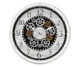 Zidni sat, mehanizam, 48 cm, bijeli