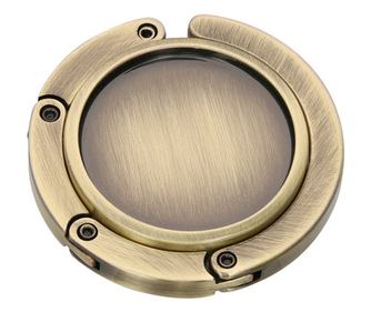 Sada 2 stolních háčků na tašky, Kwmobile, černá/stříbrná, hliník, 48556.09