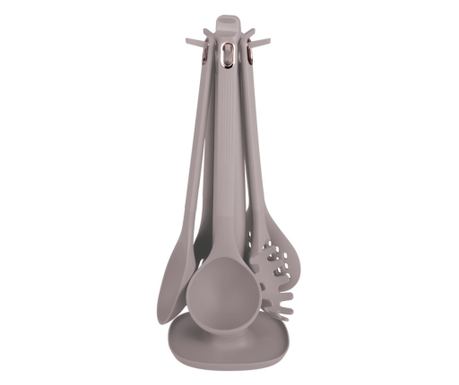 Set od 5 kuhinjskih pomagala sa stalkom Taupe Berlinger Haus BH 8618