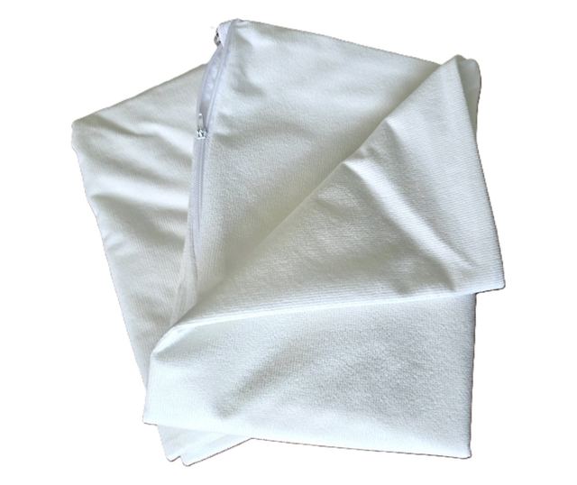 Комплект 2 калъфки за възглавници Kotonia Home - Водоустойчив полиестер, 70x70 см, бели