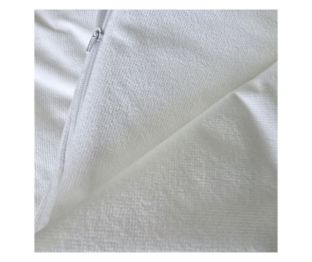 Комплект 2 калъфки за възглавници Kotonia Home - Водоустойчив полиестер, 70x70 см, бели