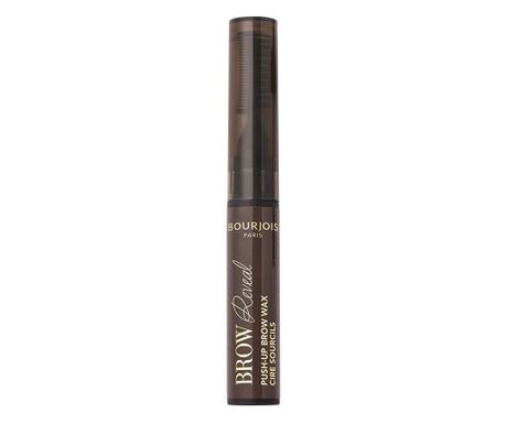 Gel pentru sprancene cu efect de umplere, definire si fixare, Bourjois Brow Reveal, 04 black brown, 6 g