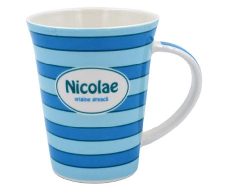 Personalizirana porcelanasta skodelica Nicolae