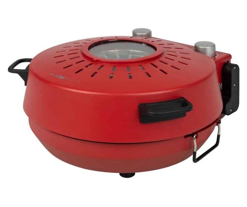 Електрическа фурна за пица с каменна основа Clatronic, PM3787, червена - 3