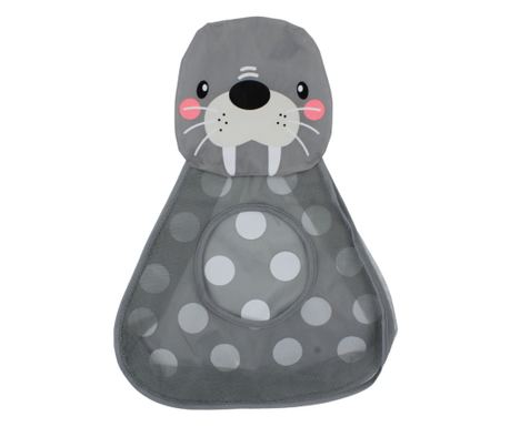 Siva torba za odlaganje morž 49 cm