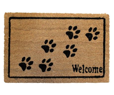 Covor intrare fibră cocos 35x59cm Welcome