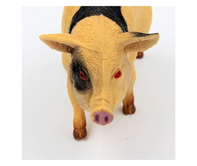 Replika figura, Deluxebase, životinja prase, krem boja, 23 cm