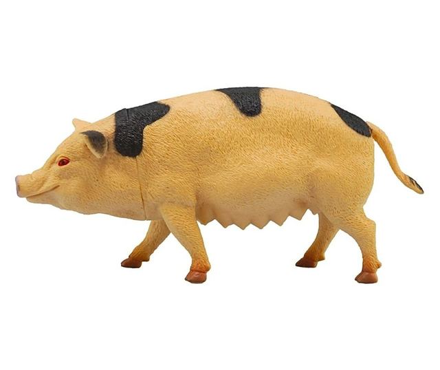 Replika figura, Deluxebase, životinja prase, krem boja, 23 cm