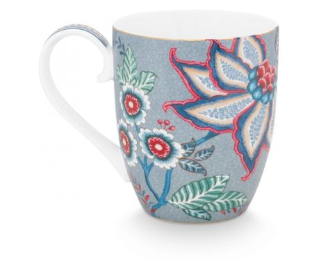 Cană porțelan, Pip Studio, XL 450ml, colecția Flower Festival