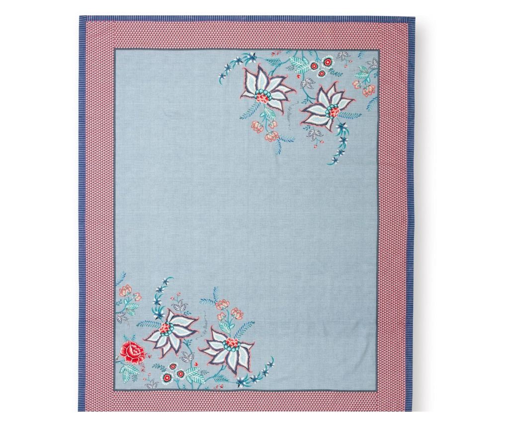 Stolnjak, pamuk, kolekcija Flower Festival Blue, Pip Studio, 140 x 180 cm - 2