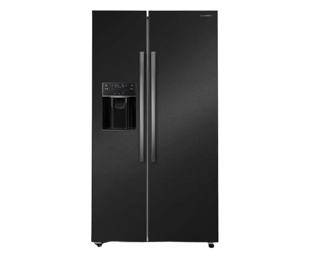 Frigider side by side cu dozator de apa/gheata, Schneider, 513