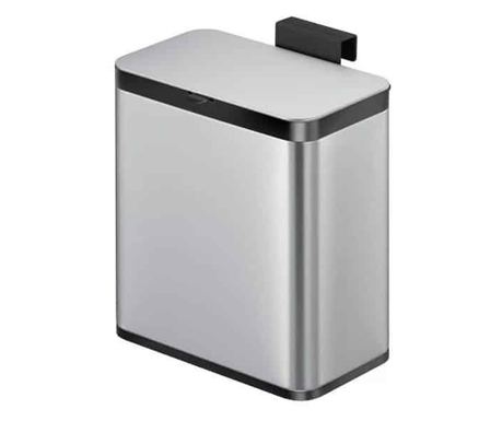 Cos de gunoi, EKO, Puro S Food Waste Caddy, 7 litri, 1 compartiment, inox
