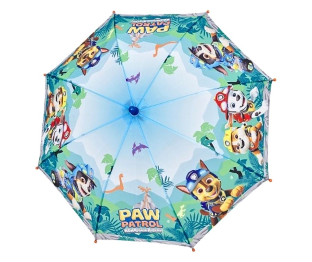 Umbrelă turcoaz, Perletti, Paw Patrol, 45 cm, Collection Paw Patrol - 2