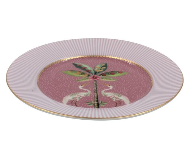 Farfurie porțelan 17cm La Majorelle roz