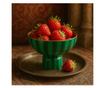 Pip Studio Visoki Metalni Pladanj - Pruge Zelena - 30x30x20cm thumbnail 2