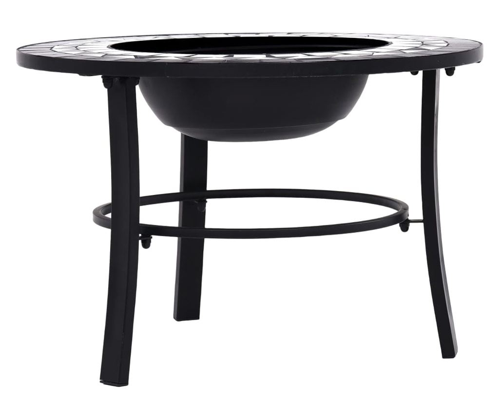 Fekete-fehr mozaikos kandall, 68 cm, kermia - 4