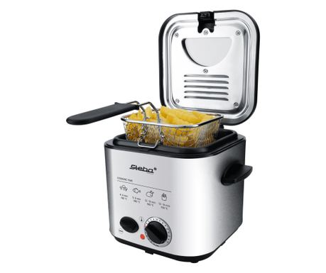 Фритюрник с масло 2в1, Steba Germany, DF95, 840 W, 1.2 l, неръждаема стомана