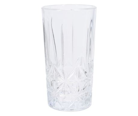 Σετ 4 ποτήρια Excellent Houseware, ανθεκτικό στη θερμότητα γυαλί, 7x13 εκ., 260 ml, διαφανές