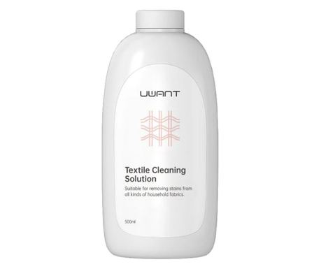 UWANT textiltisztító oldat, ideális szőnyegekhez/kanapékhoz/függönyökhöz, eltávolítja a nehéz foltokat, tisztít és fertőtlenít,