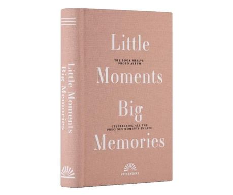 Album za fotografije 40 fotografija 11 x 15 cm, Printworks Little Moments Big Memories, ružičasta