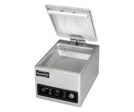 Aparat de vidat cu camera profesional, CombiSteel, Smooth Mini, vidare uscata/umeda/lichida, inox