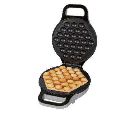 Апарат за вафли и гювечи, Clatronic, Bubble Waffle, WA3772, неръждаема стомана
