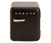 Frigider minibar Retro, CREATE, 48 litri, negru/gold thumbnail 1