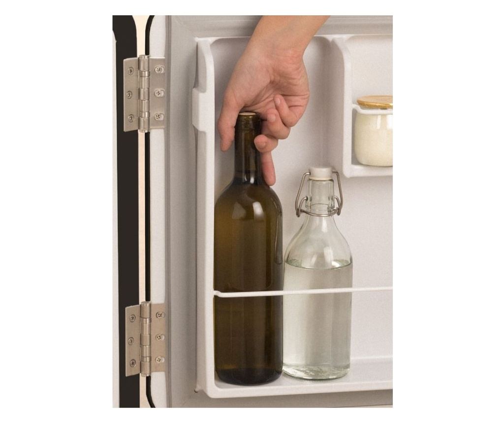 Frigider minibar Retro, CREATE, 48 litri, negru/gold - 4