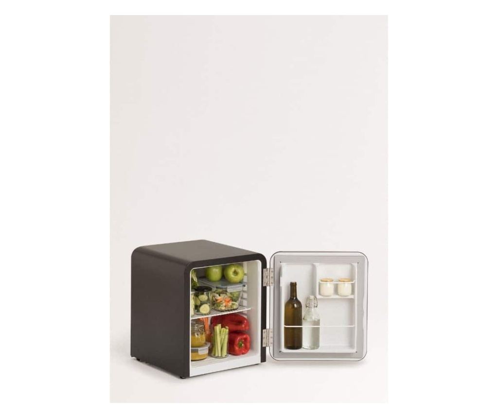 Frigider minibar Retro, CREATE, 48 litri, negru/gold - 5