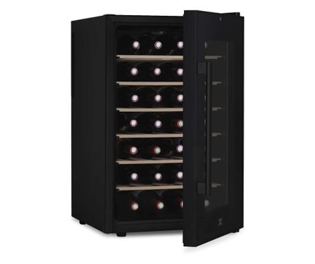 Borhűtő, 28 palack, LES PETITS CHAMPS, CAVCB28, Fekete