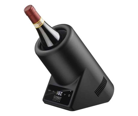 Racitor de vin, 1 sticla, Caso Germany, VinoCase, negru